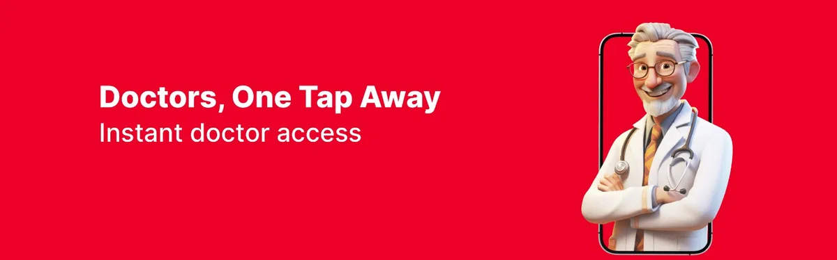 Doctors, One Tap Away — Instant doctor access